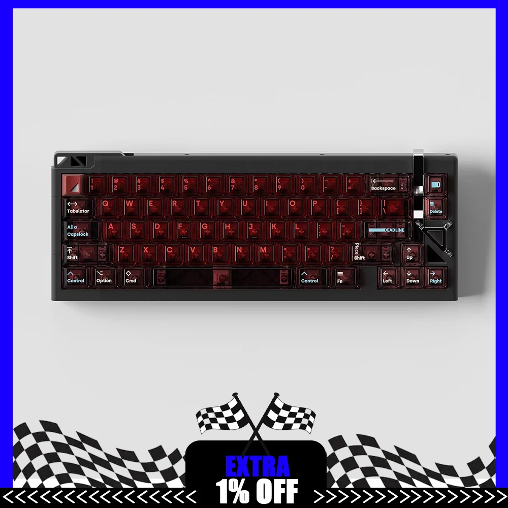 DEADLINEstudio AirAnchor PC Keycaps Red Fog Permeable Keycap Original Factory Height Personalized Keyboard Keycaps Customized PC