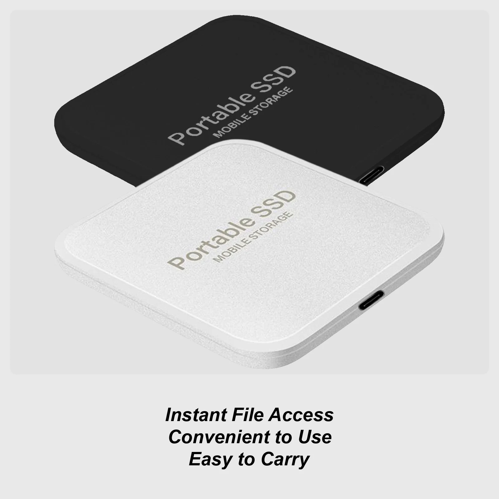 

External Hard Drive 4TB Magnetic Data Backup Hard Disk External for File Transfer Smartphone Tablet Laptop Computer Home