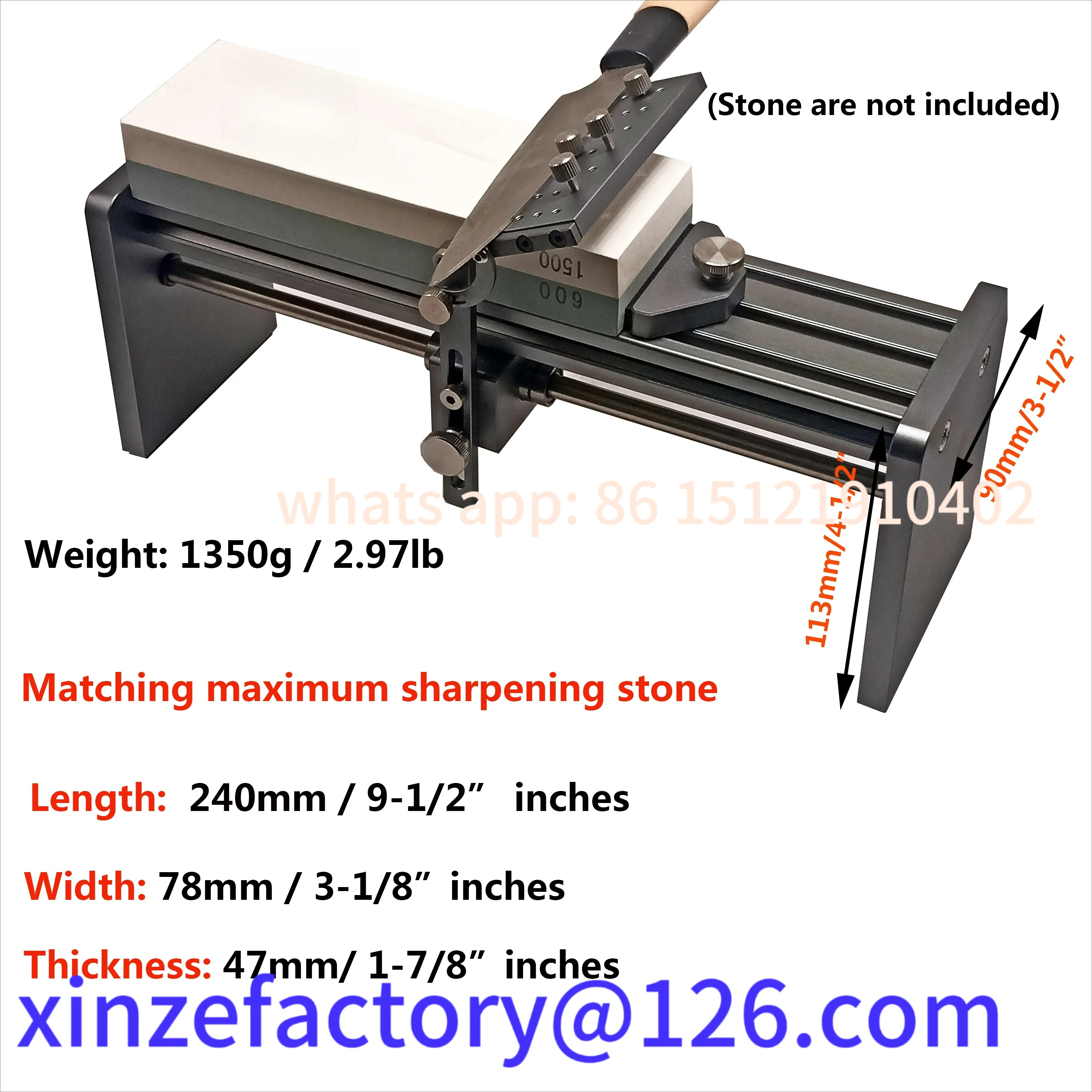 Aanpasbare Honinggeleider Slijpmal voor Beitels Vliegtuigen en keukenmes jachtmes