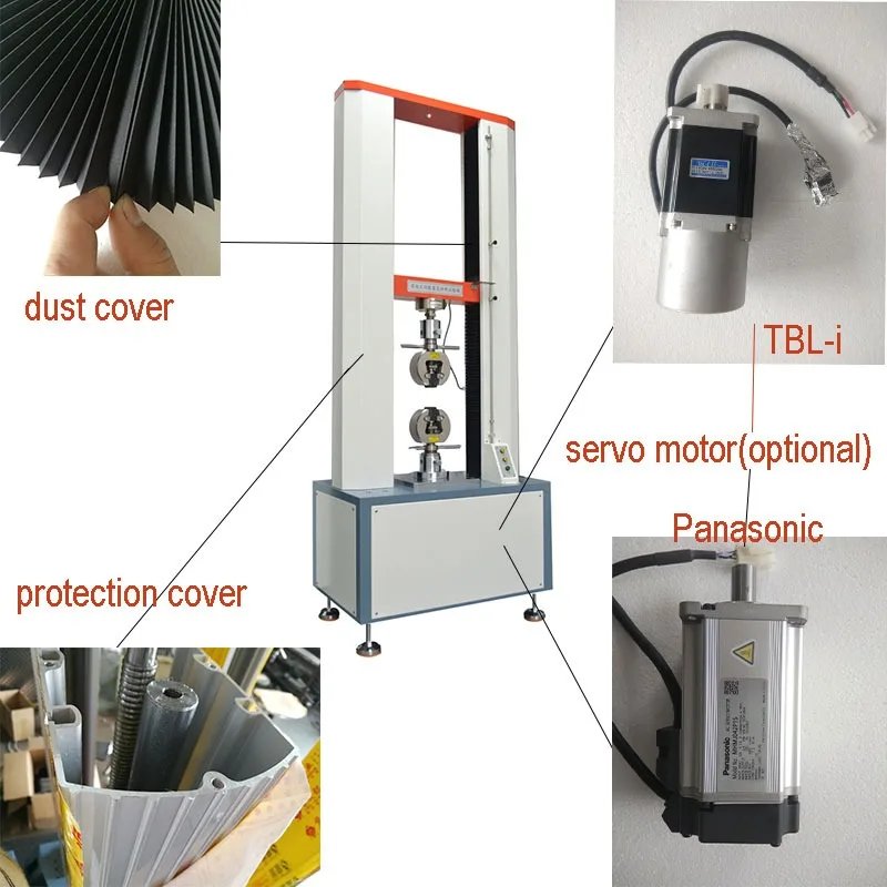 Tensile Strength Compression Tensile Tester DZ-101-5T 500KN With Servo Motor High Precision