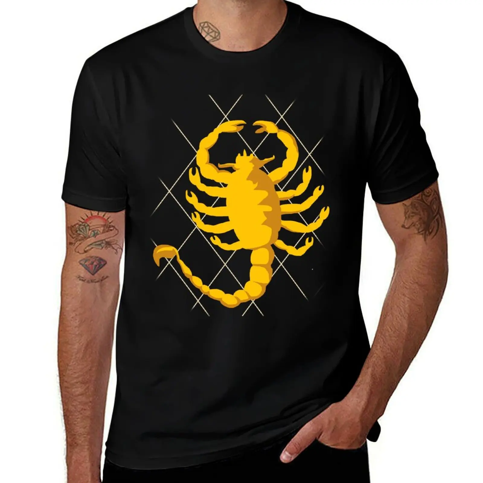 Drive_Scorpion T-Shirt Plus Size Workout Short Sleeve Top