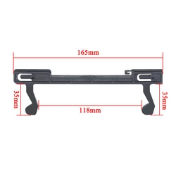 1Pc Door Hooks for Midea Microwave Oven Q5-251A Sliding Door Latch Hook Switch Length 16.5cm
