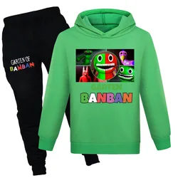 Garden of Banban Kids Clothes Set Sportswear Boys Children Fashion Hoodies Sweatshirt +Jogging Pants 2pcs/Sets Girls Tracksuit
