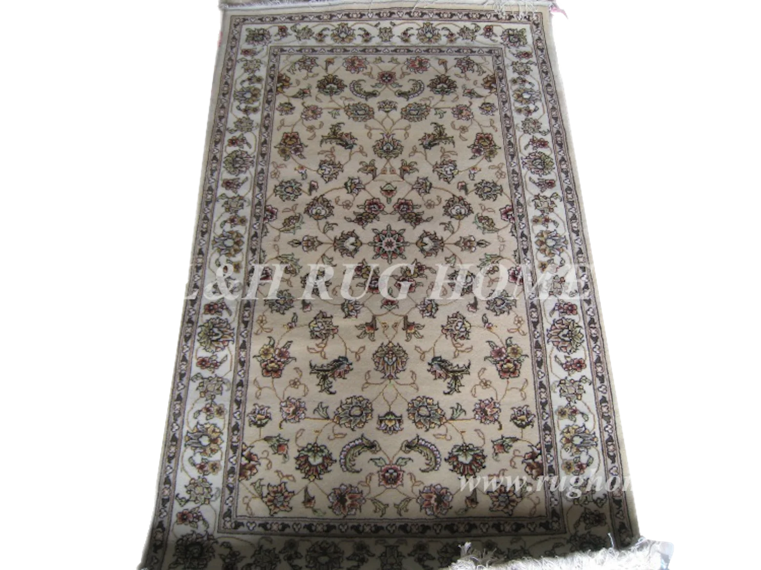 Free shipping 3'X5' 160 Line Persian carpet, Hand knotted persian rug, wool and silk, mixed dyed yarns