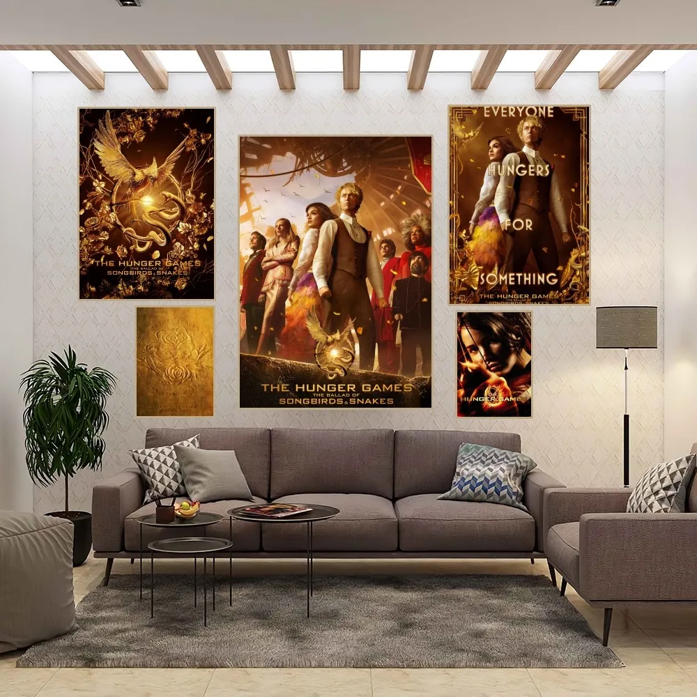 The Hunger Games Poster Home Room Decor Aesthetic Art Wall Painting Stickers