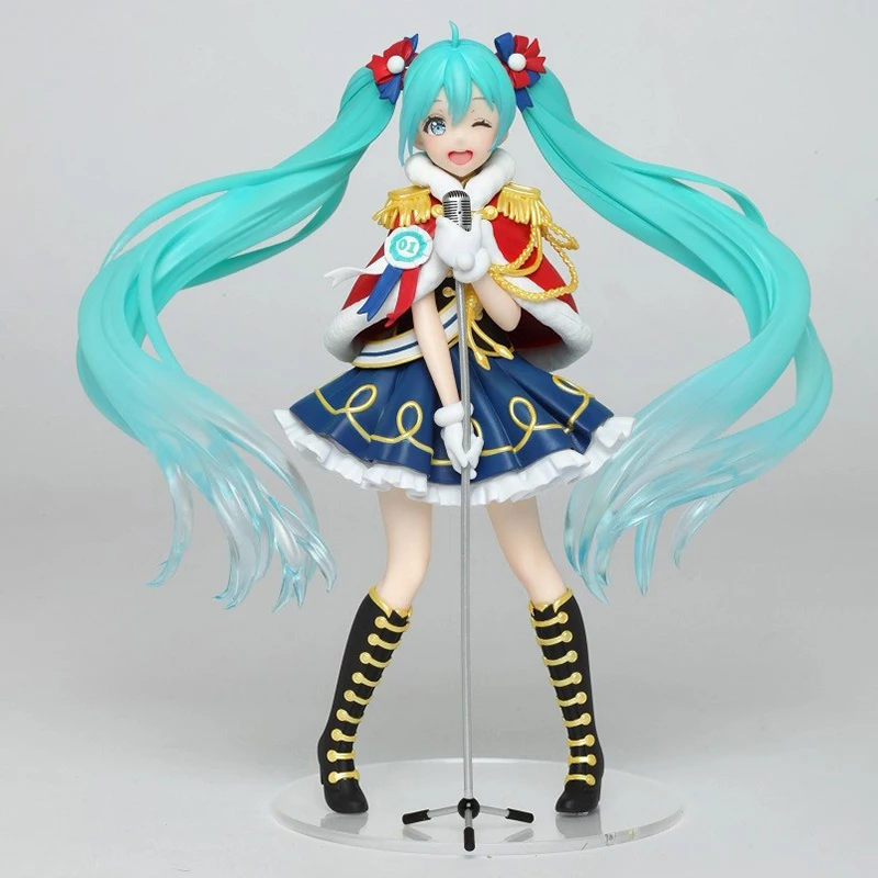 Original New TAiTO Vocaloid Hatsune Miku (Winter Live Ver.) (Reissue) 180 mm Collectible Anime Figure Model Ornament Gift Toys