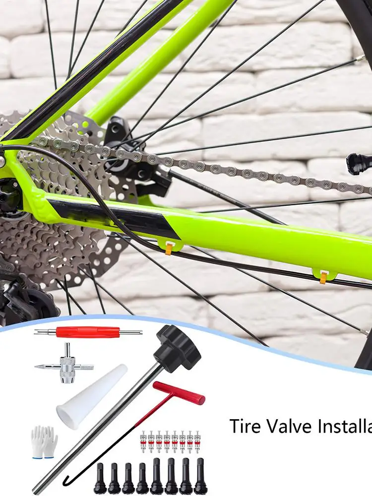 AliExpress NONE Car Motorcycle Bike Quick Change Tire Valve Tool Kit - Easy Valve Stem Replacement And Installation Set