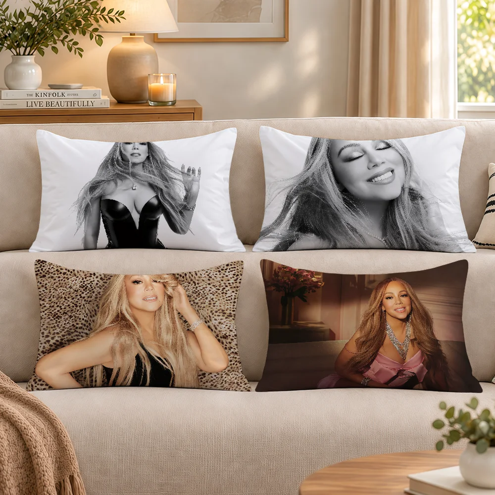 M-MariahS C-CareyS Here For It All Cushion Cover Rectangle Decorative Long Pillow Cases Sofa Bench Bedroom Chair LivingRoom
