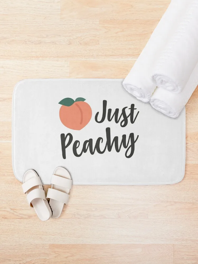 Just Peachy Bath Mat Entrance Doormat Bathtub Carpet Mat