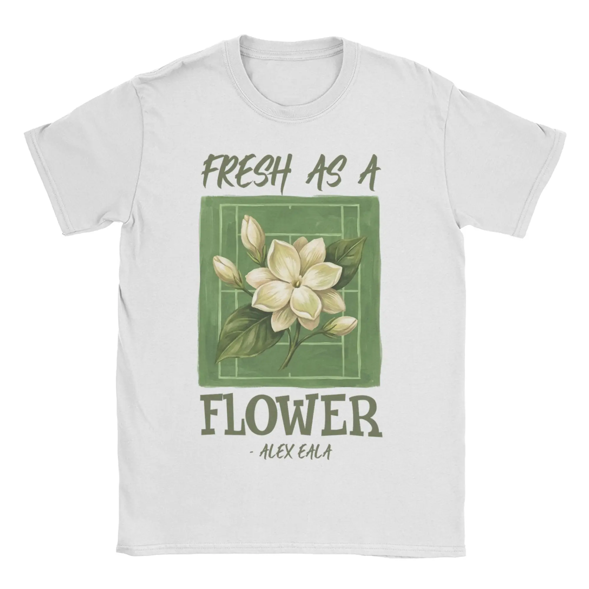Alex Eala Sampaguita T Shirt Men Women's Pure Cotton  T-Shirts Round Collar Tennis Player Tee Shirt Short Sleeve Tops Summer