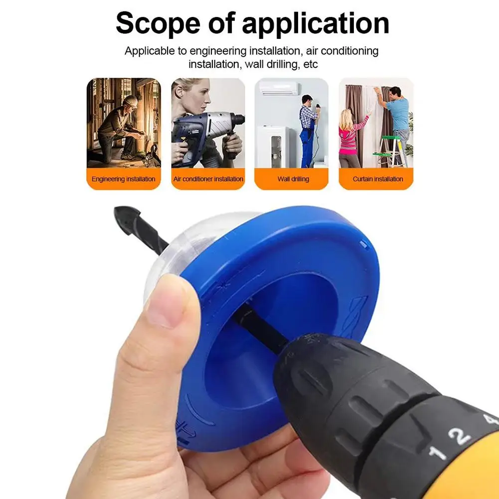 المطرقة الكهربائية تأثير الحفر غطاء غبار الحفر المحمولة وملحقات حفر الجرس الكهربائي الحفر مجمع الغبار #3