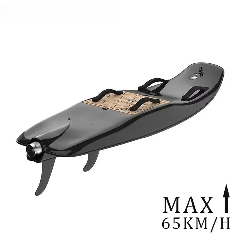 65KM/H High-Speed Electric Carbon Fiber Jet Surfboard | Adjustable Speed, Premium Ocean Seaside Water Sports Equipment