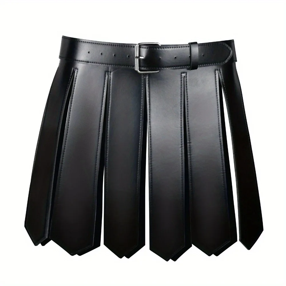 Gladiator-Kampfschürze – Spartanischer Krieger-Leder-Kilt – epische Cosplay-Requisite für thematische Veranstaltungen