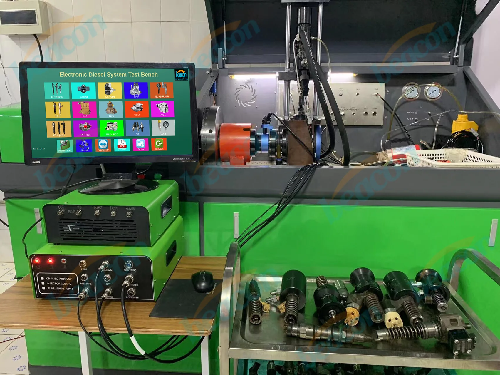 Picture 6: BEI-C Common Rail System Tester Simulator Box System Crdi Injector Coding Control Tester for diesel test Bench