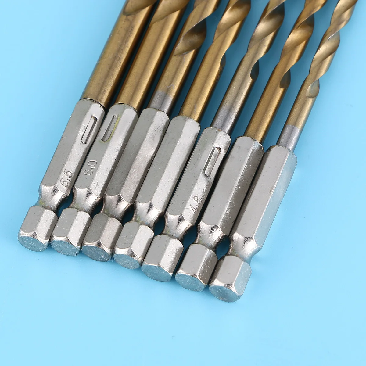 13pcs Drill Bit Set 1.5-6.5Mm Titanium Coated Hss Hex Shank For Cordless Screwdriver Machining Drill Hard Material - Image 3