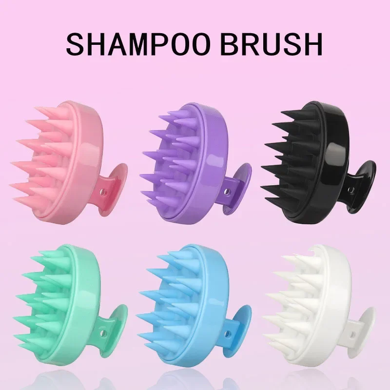 Silicone Scalp Hair Massager Multifunctional Handheld Massage Brush Hair Washing Clean Care Hair Root Itching Scalp Massage Comb