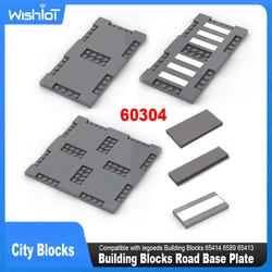 Building Blocks Road Base Plate City Blocks Humanoid Flyover Crossroads Puzzle Toys Compatible with Legoeds 60304