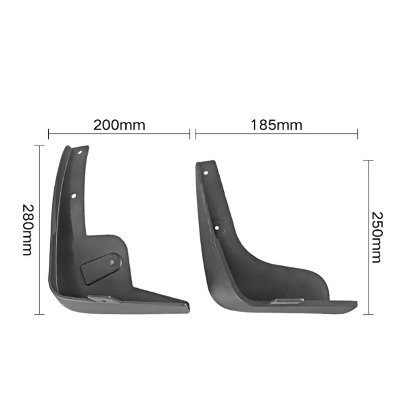 4PCS for Nissan Tiida Versa Latio C11 2007 2008 2009 2010 2011 Mudguards Mudflaps Fender Mud Flap Splash Guards Car Accessories