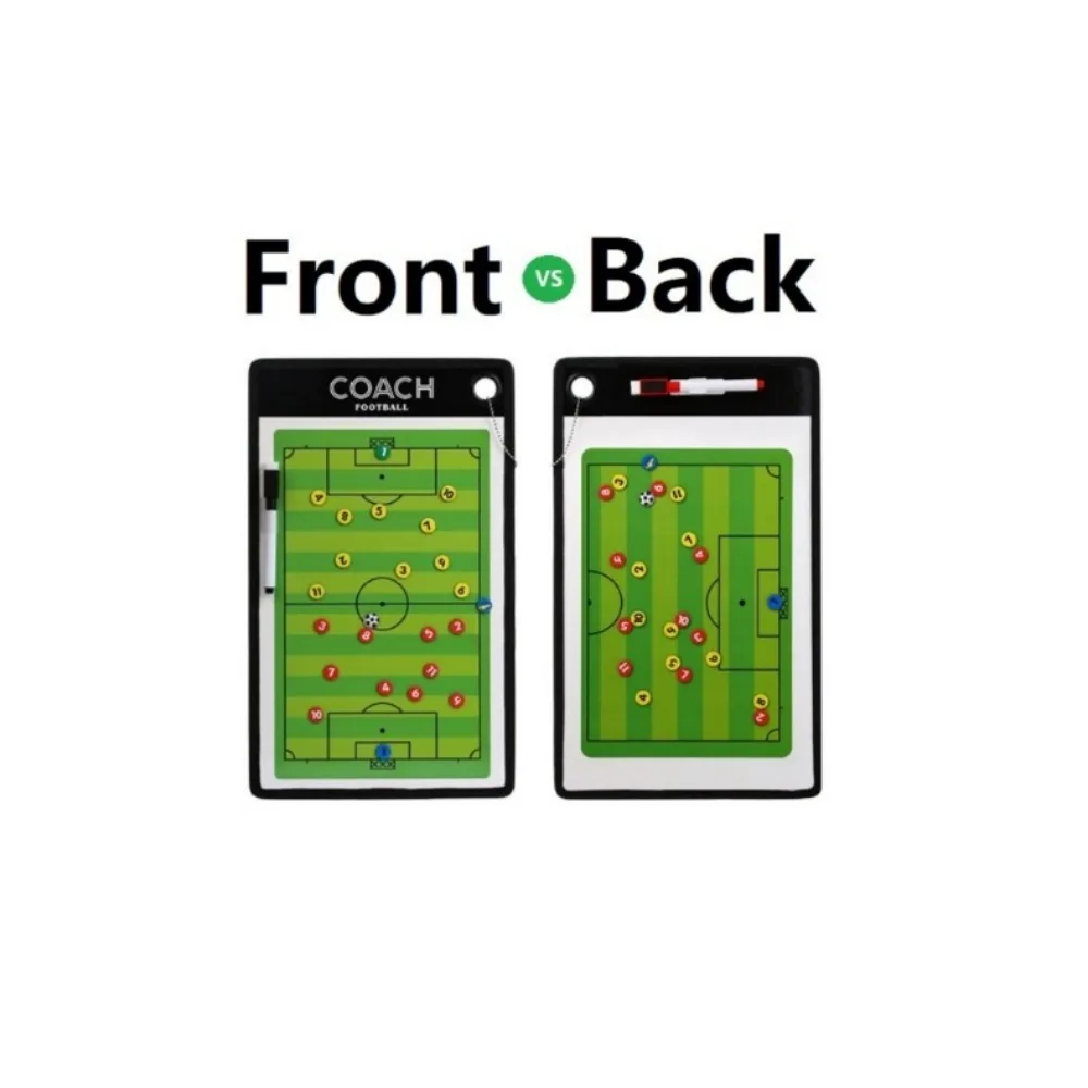 Soccer Tactical Board Magnetic Football Coaching Clipboard for Training Match Coach Ball Strategy Boards