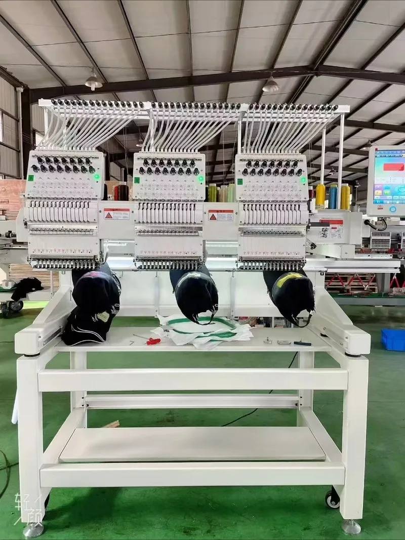 Computerized Embroidery Equipment For Cap And Flat Embroidery Professional Sewing Machine Solution