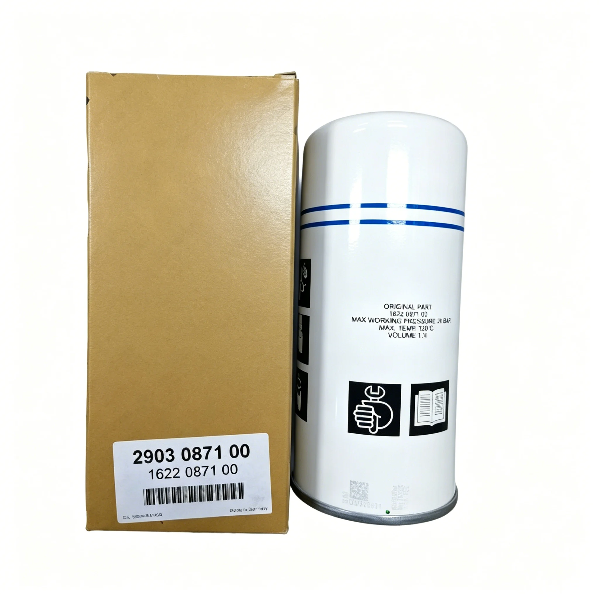2901087100 Air Oil Separator 1622024500 2903024500 Oil and Gas Separator Filter for Atlas Copco Air Compressor Spare Parts