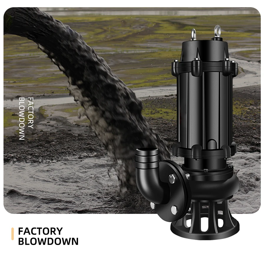 Aikon Manufacturing Wholesale 10HP Immersion Sewage Water Pump Waste Water Centrifugal Submersible Pump with Competitive Price