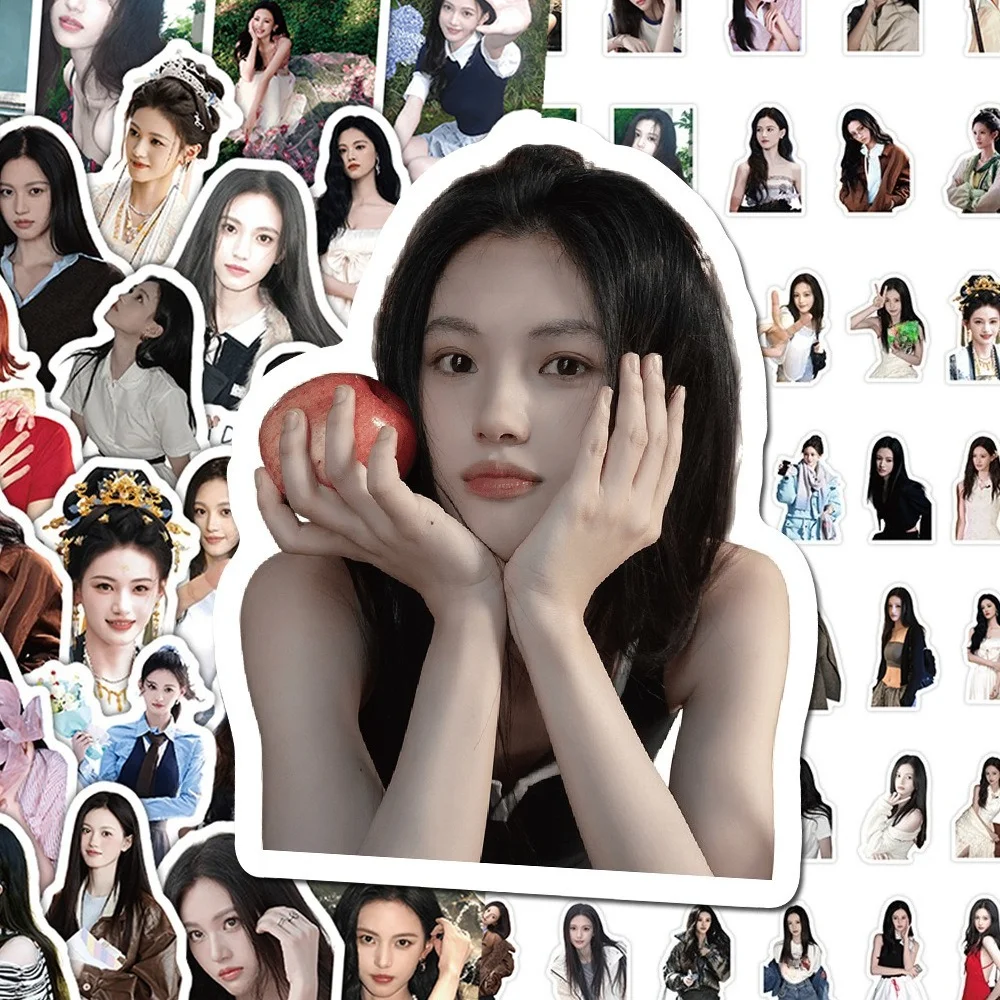 

10/68pcs Vitality Popular Ladies Shen Yujie Surrounding Stickers Enchanting Decoration Phone Cases Fan Collection DIY Desktop