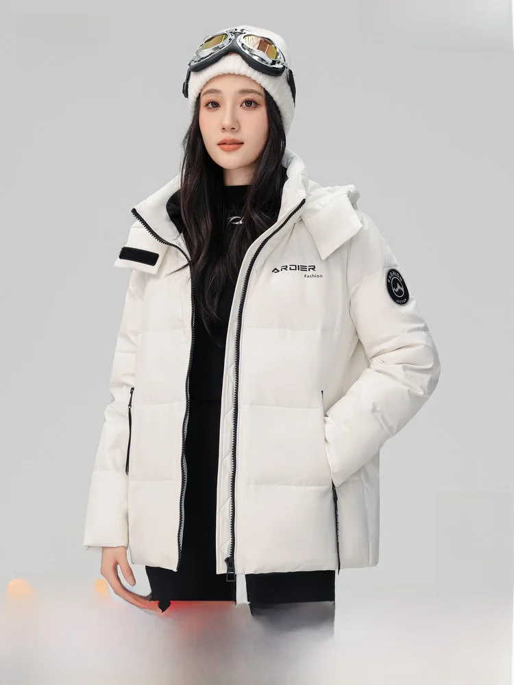 

Новая весенняя утепленная куртка Snow Flng 2026 для активного отдыха, повседневная, с капюшоном, из полиэфирного волокна