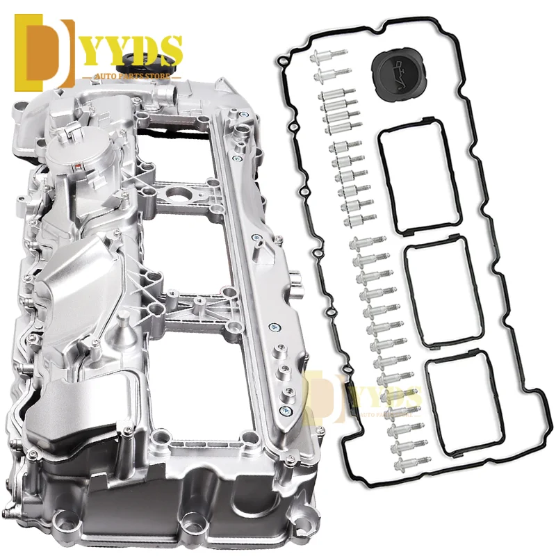 

11127570292 For BMW N55 3.0L 135i 335i 535i 640i 740i X3 X5 X6 535ixDrive Aluminum Valve Cylinder Head Cover W/Gasket & Bolts