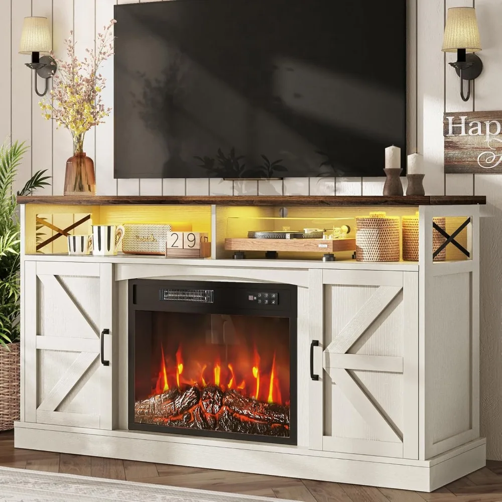 Tv Stand With Firep… - image