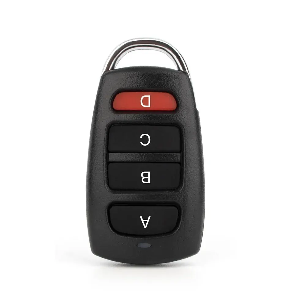 Mini Black 433MHz Wireless Remote Control Electric Garage Roll-up Door Security Alarm Controller Key ABCD 4 Buttons image 2