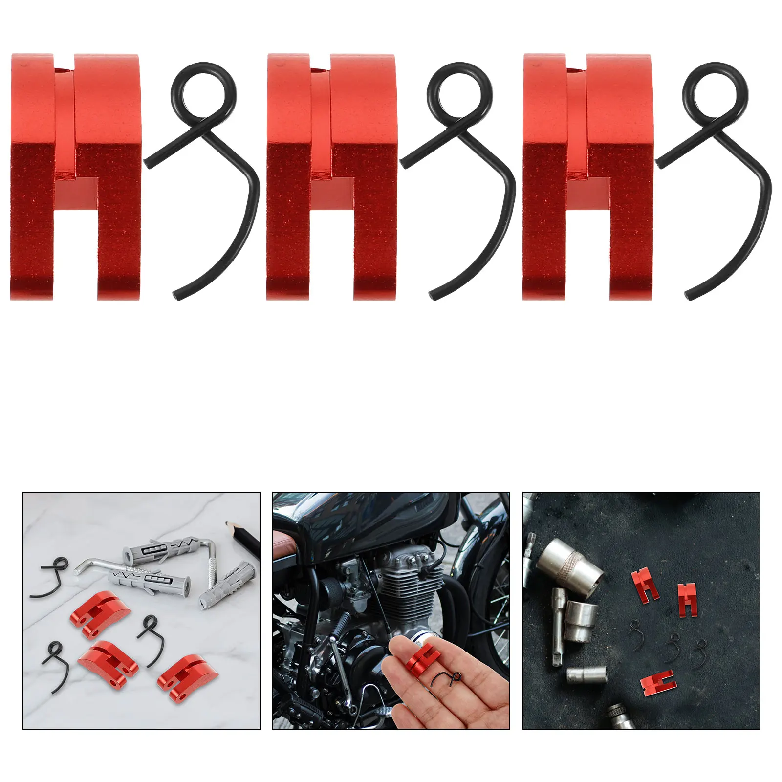 

3 Sets Metal Clutch Shoes Springs Engine Car Upgrade Parts 1:8 Rc Truck Gear Bearing Clutch Shoe Transmission System Washer Seal