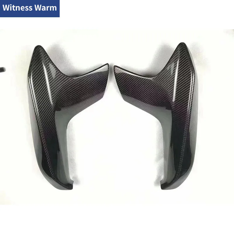 Front Splitter Car wrap angle For BMW F90 M5 2018 2019 Carbon Fiber /FRP Front Corner Bumper Lip Spoiler Protector