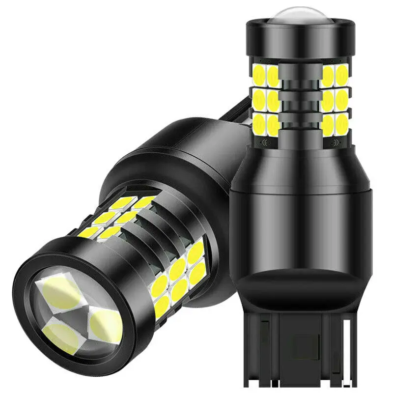 2x T20 LED 7440 WY21W W21W Led Bulbs 7443 W21/5W Led T20 Super Bright 3030SMD Backup Reversing Light for Car Signal Lamp