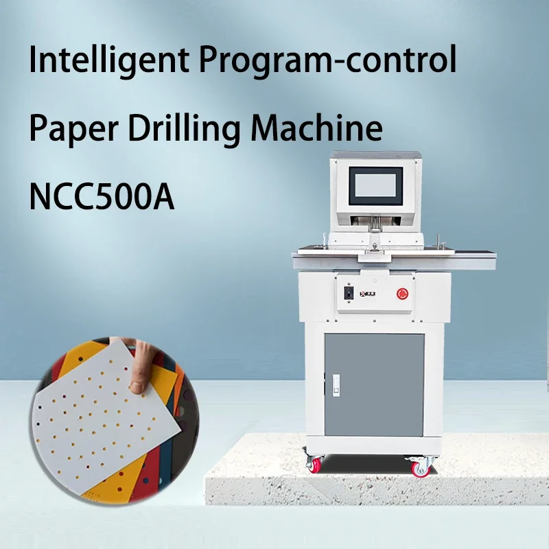 NCC500A Hole Punch Notebook Making Program Control Drilling Machine Paper Punching Machine