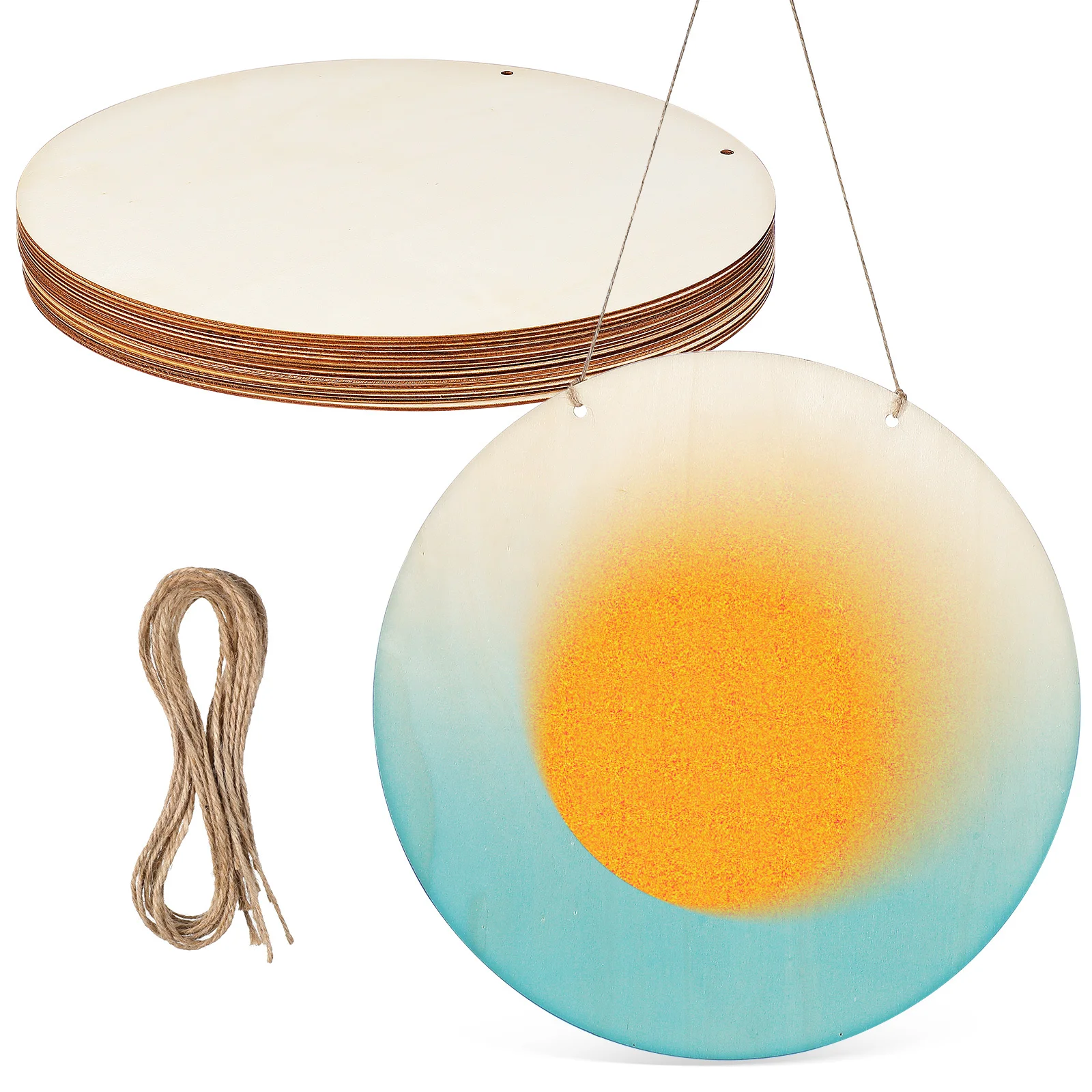 

15 комплектов круглых деревянных кругов из цельного дерева, ремесленные детали 30 см, пустые деревянные диски для украшений «сделай сам», украшения дома, круглые деревянные диски