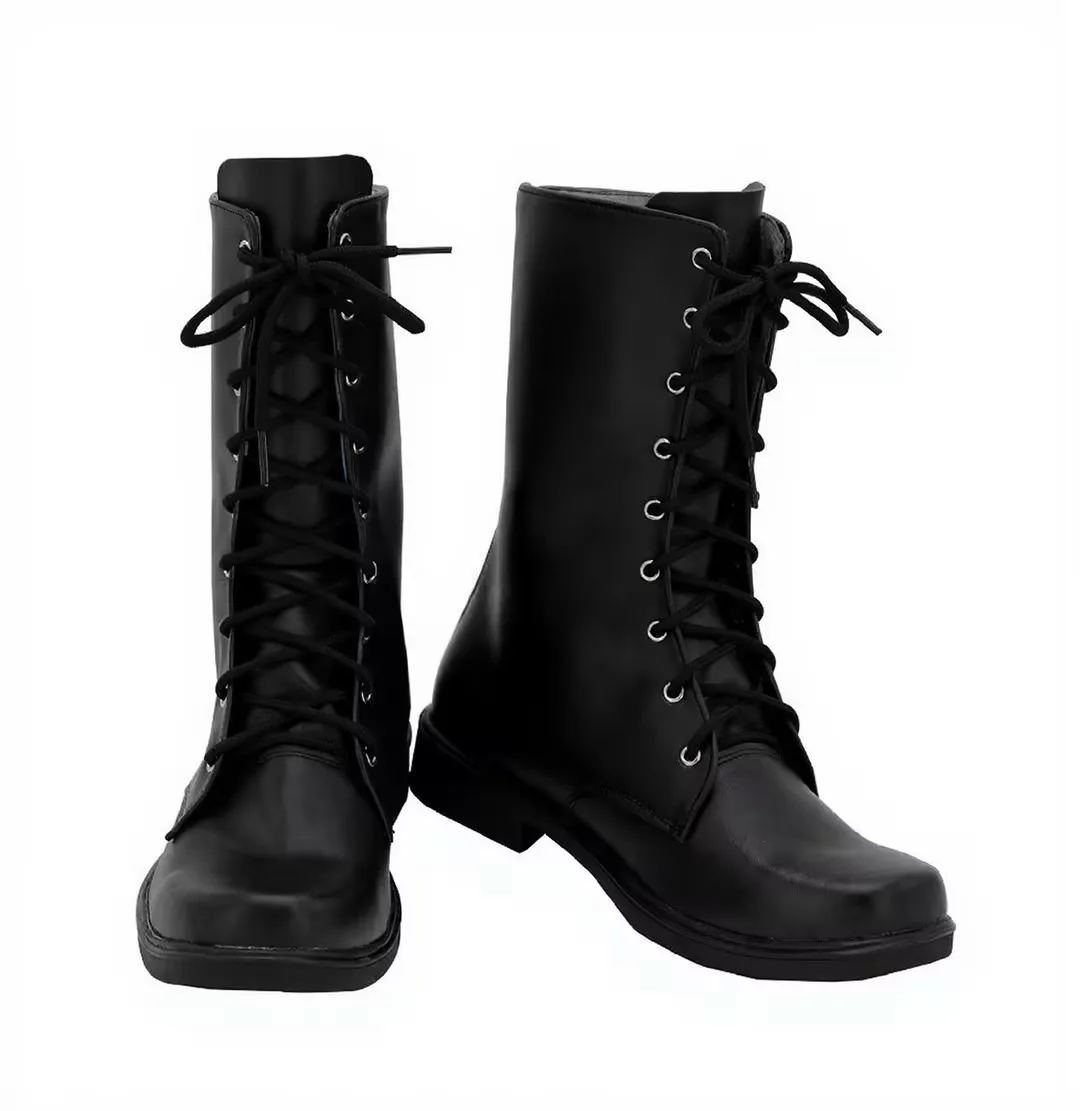 

Обувь для косплея Неро из игры DMC 5, черные ботинки в стиле Дьявола, аниме-ботинки для Хэллоуина