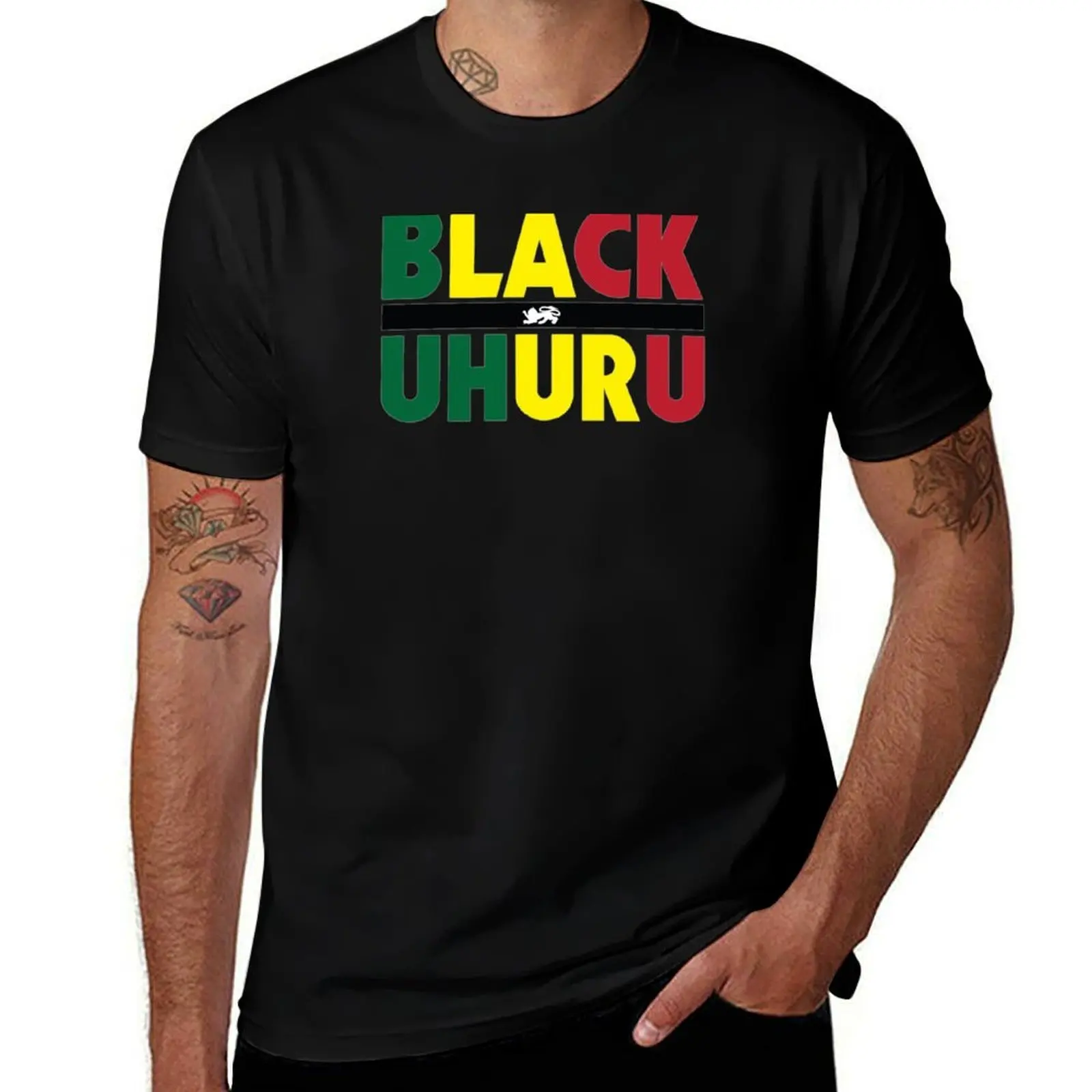 Black Uhuru T-Shirt Plus Size All Match Tee Shirt