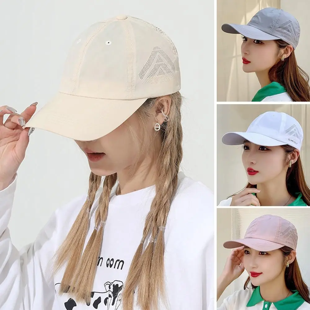 

Summer Adjustable Sun Hat Quick-drying Hip Hop Sunscreen Hat Snapback Casual Visors Cap for Men Women