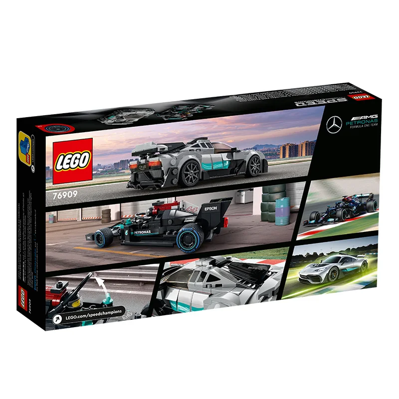 LEGO Building Block Super Series 76909 Mercedes Benz Racing Car Assembly Model Boys Gift Toy