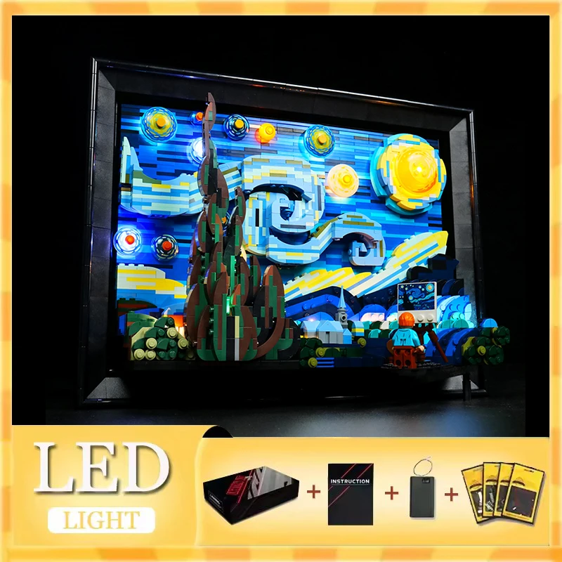 

DIY LED Light Kit For LEGO 21333 The Starry Night (Only LED Light,Without Blocks Model)