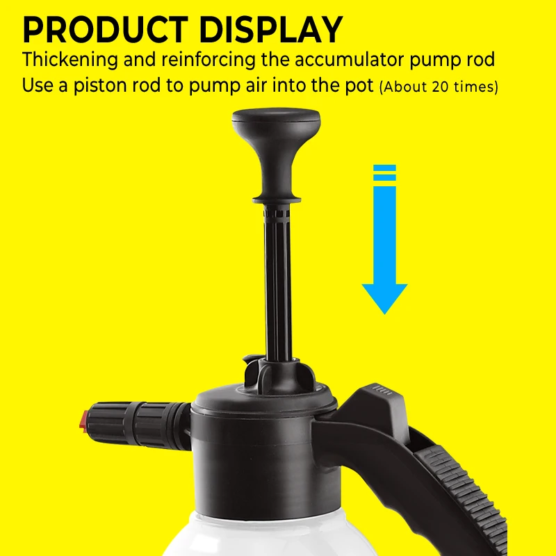 Car Wash Accessories 2L Hand Operated Water Sprayer Pressure Washer Foam Cannon Snow Foam Lance For Car Cleaning Garden Watering