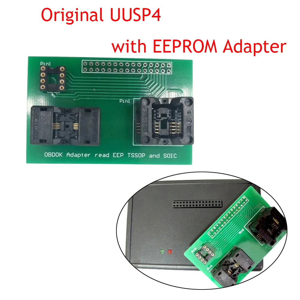 New Original UUSP4 with EEPROM Adapter For UPA USB V1.3 Programmer ECU Chip Tunning Serial Car Diagnostic Tool