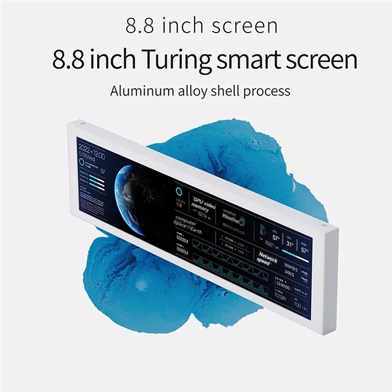

8.8In IPS Type-C Secondary Screen With 32G Memory Card 8.8Inch IPS Secondary Display AIDA6 Sub Screen For Computer Case