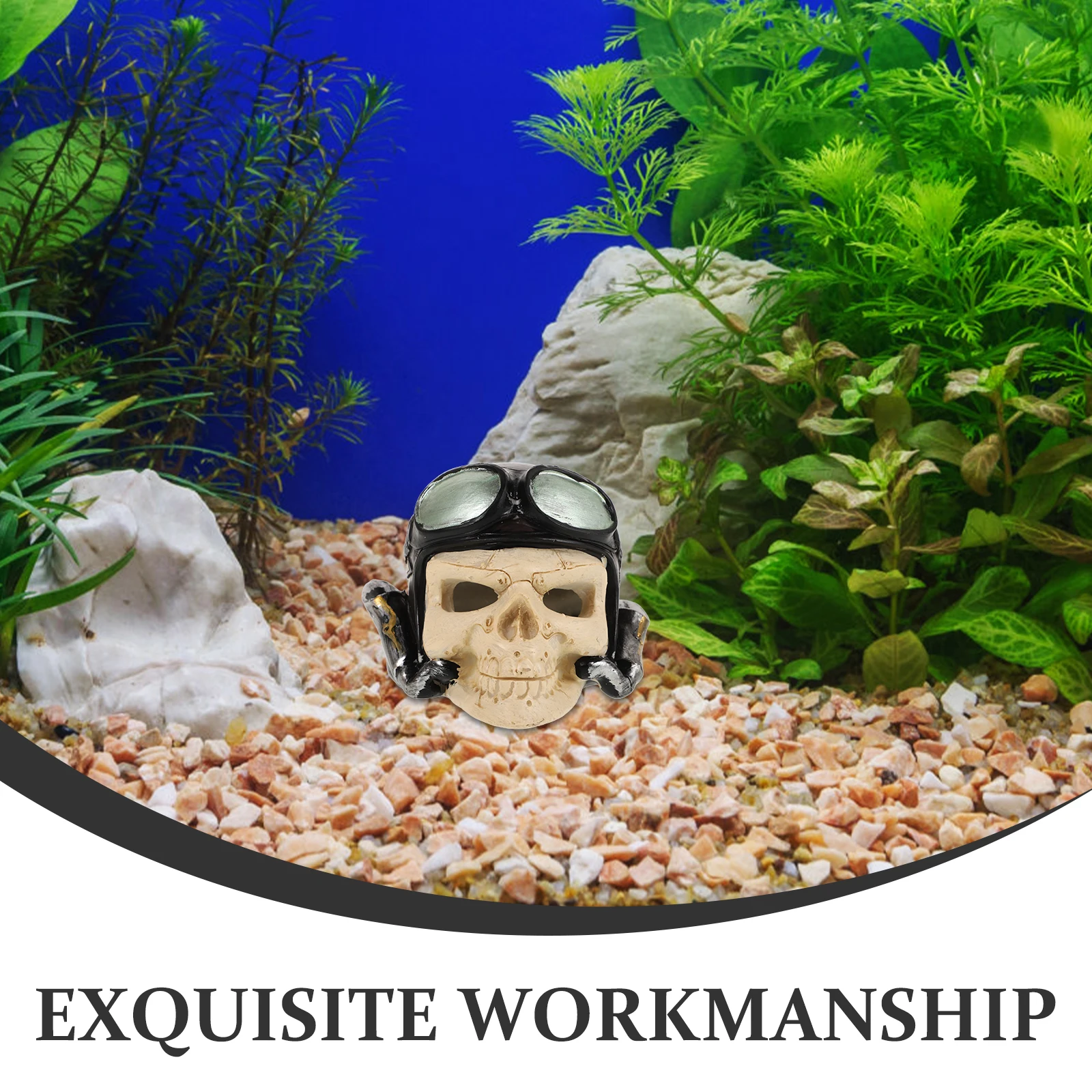 

Skull Set Aquarium for Decor Decorations Statue Fish Tank Hideout Bearded Dragon Terrarium