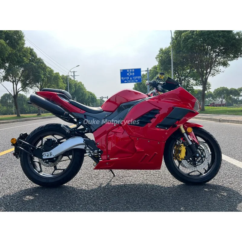 2025 أحدث صيحات الموضة دراجة نارية كهربائية سكوتر كهربائي 5000 واط مع النظام الكهربائي #3