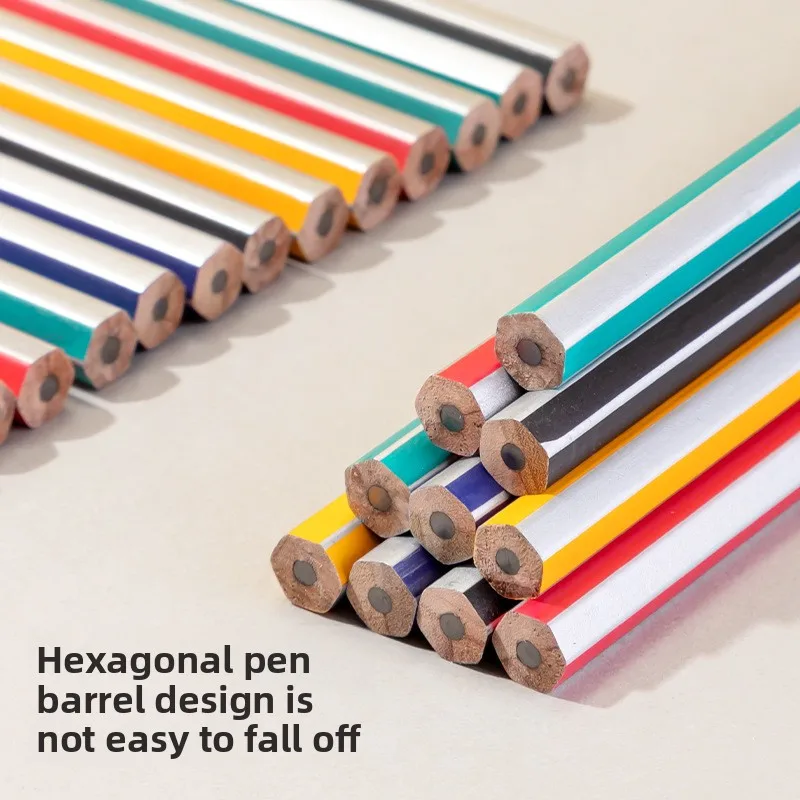 10-20 pack cute hexagonal pencils 2B/HB elementary school pencil with rubber head for affordable exam answering