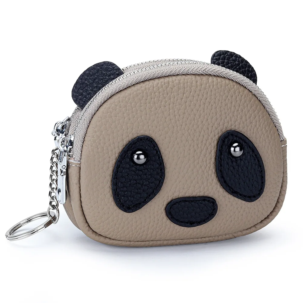 

Genuine Leather Panda Small Hand Bags Women Animal Shape Coin Purses New Cowhide Cartoon Cute Mini Bag For Female Kids Gift Bags