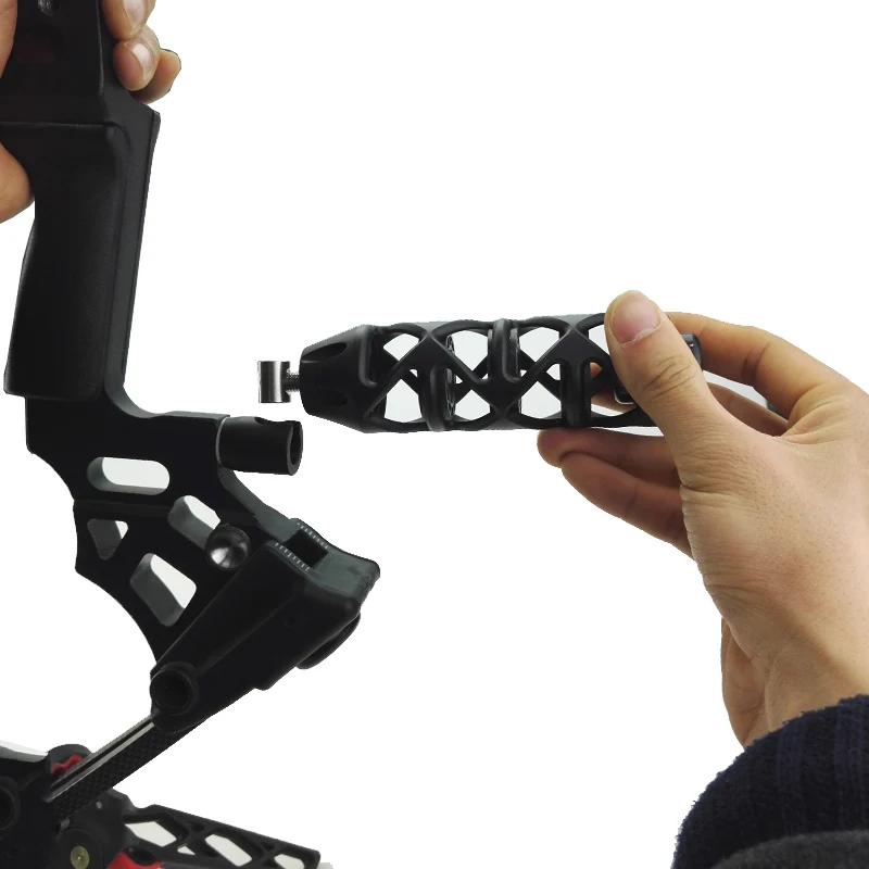 Archery Bow Stabilizer Quick Disconnect Adapter Adjustable Mounting Bracket Balancing Adapter for Recurve Compound Bow