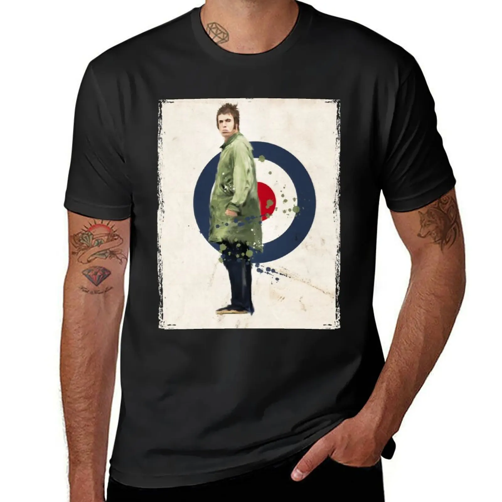Liam Gallagher Classic Art T-Shirt Sweat New Edition Herren-Grafik-T-Shirts Anime-Kompressionsshirt